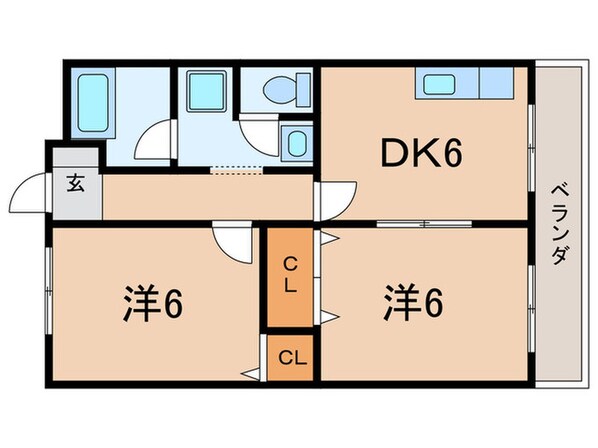 マイコ－ポ土山の物件間取画像